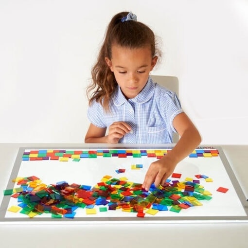 Losetas translúcidas mesa luz para niños