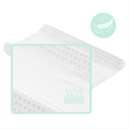Suave y absorbente funda cambiador rizo bebé