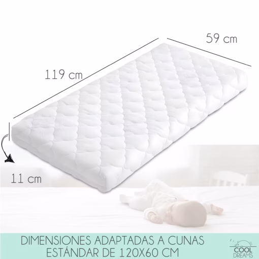 colchon cuna 120x60 helios