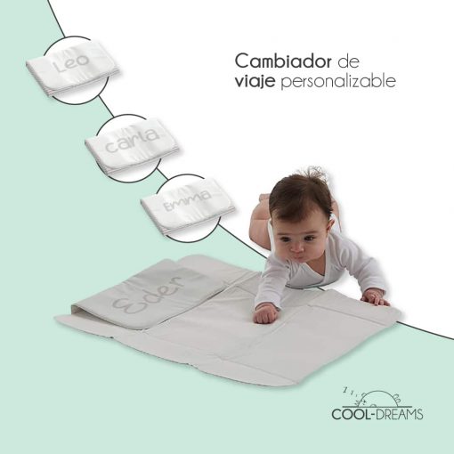 Personalizar cambiador bebé portátil Cool Dreams