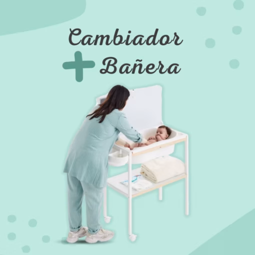 cambiador bebe bañera explicacion