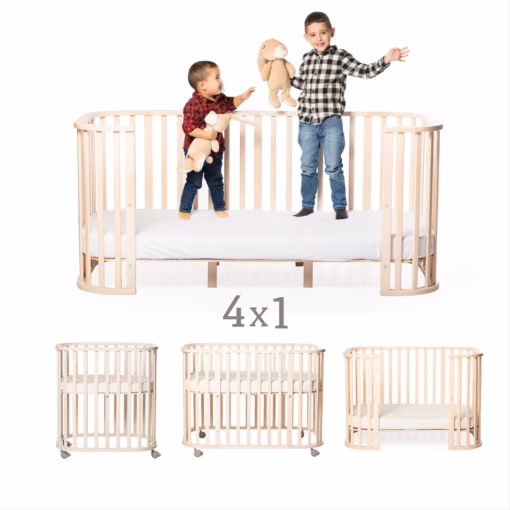 Cuna convertible en cama Ovetto 4x1 de Cool Dreams