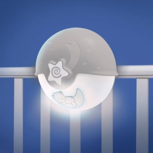 Lámpara proyector cuna Infantino modo luz calmante en tienda Cool Dreams