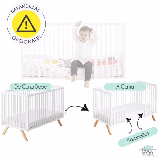 cuna convertible en cama nuru