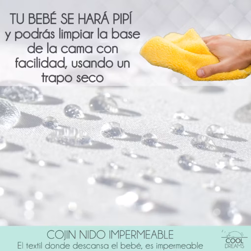 cojin nido impermeable safari jungle