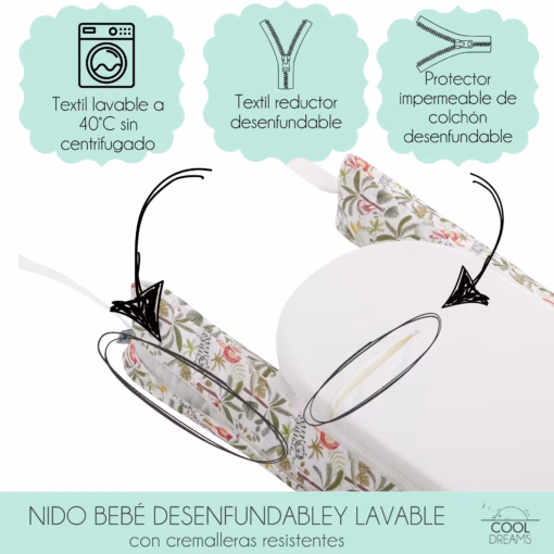 nido bebe desenfundable safari jungle