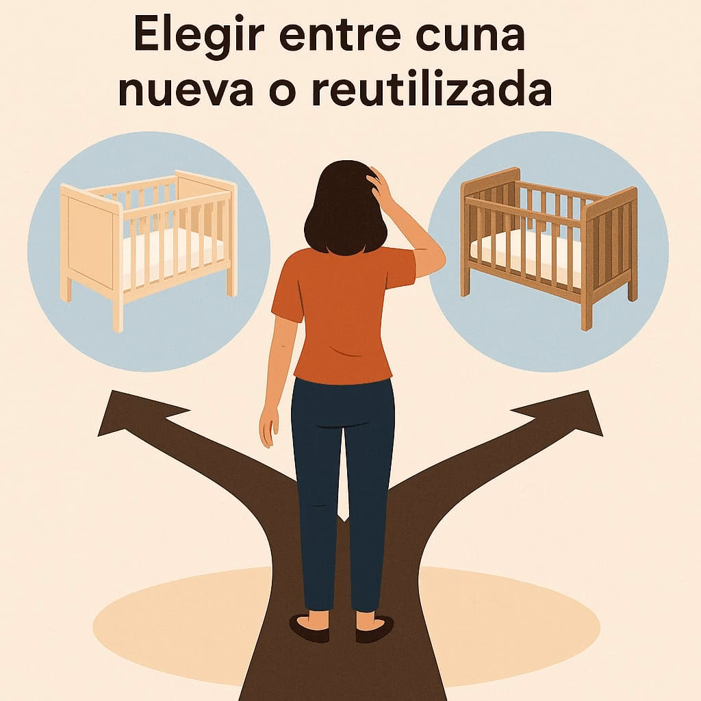 ¿Comprar una cuna nueva o reutilizar una? Pros, contras y riesgos a considerar